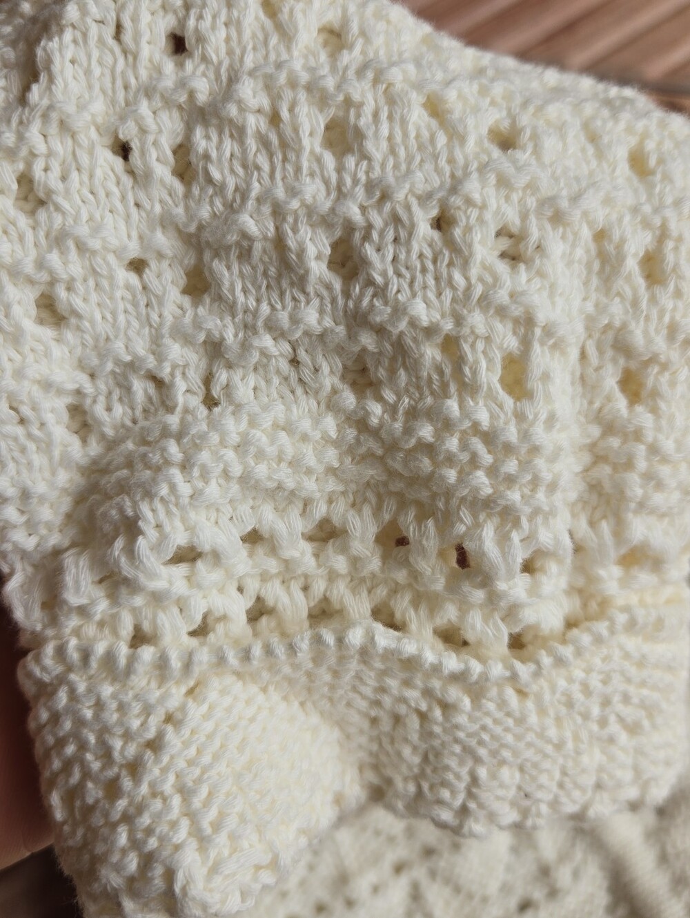 Joie Cream Crochet K itted Button-Front Women's Sweater Cardigan XS-S - Picture 5 of 6